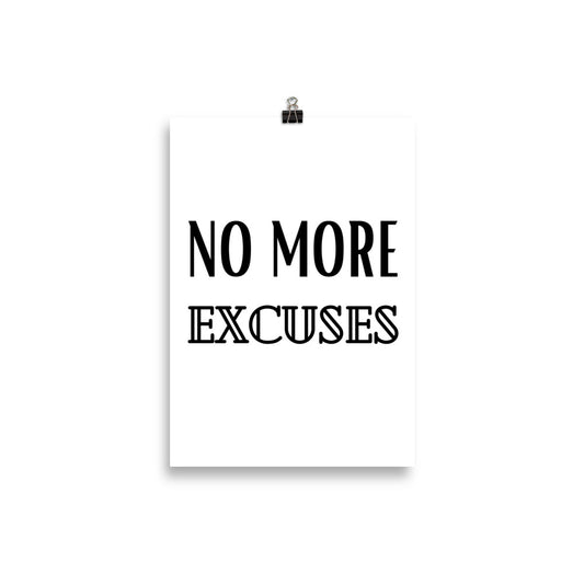 Posterdruck: No more excuses
