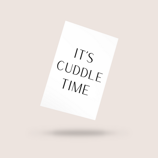 Postkarte: It's cuddle time