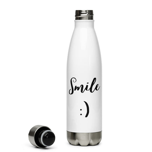 Edelstahl Trinkflasche: Smile :)