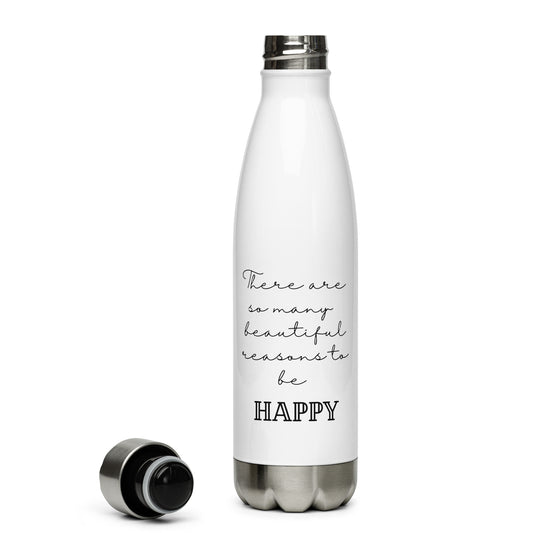 Edelstahl Trinkflasche: There are so many beautiful reasons to be happy