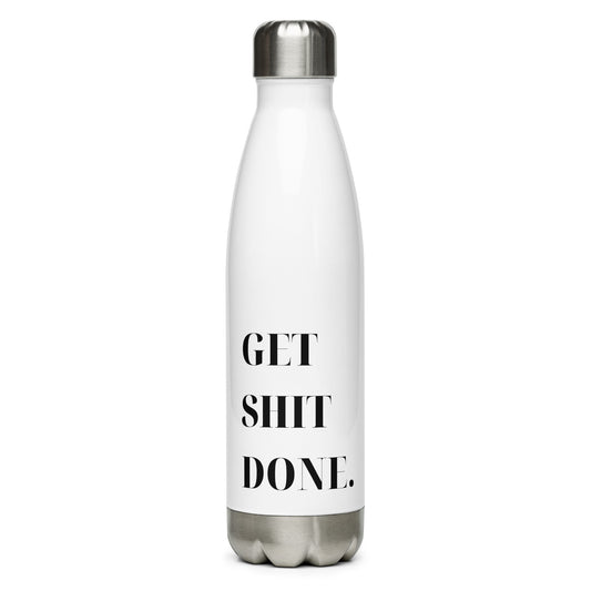Edelstahl Trinkflasche: Get shit done