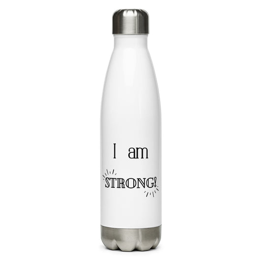 Edelstahl Trinkflasche: I am strong