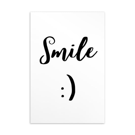 Postkarte: Smile :)